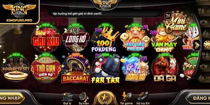 Kingfun - Cổng Game Bài Quốc Tế Đang Gây Bão Thị Trường 20 Đây chính là nơi bạn có thể thử thách bản thân cùng game bài Kingfun
