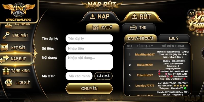 Rút Tiền KINGFUN Khám Phá Quy Trình Và Lưu Ý Quan Trọng 1 Những điều kiện cần thiết để rút tiền KINGFUN